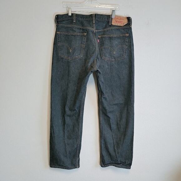 Levi's 501 XX Men's Black Wash Jeans Size W-40 L-30 - Picture 4 of 7